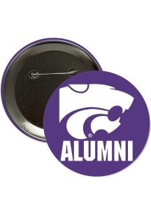 K-State Wildcats 3" Alumni Button - Purple
