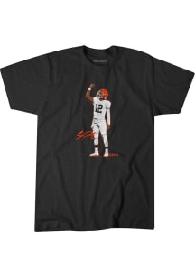 Shedeur Sanders Cleveland Brown Superstar Pose Short Sleeve Fashion Player T Shirt