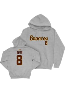 Jarvarius Sims Western Michigan Broncos Mens Grey NIL Script Player Hood