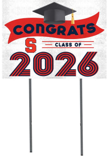 Syracuse Orange KH Sports Fan Class of 2026 Yard Sign - Orange