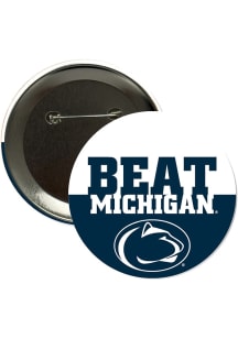 Penn State Nittany Lions 3" Beat Michigan Button - Blue