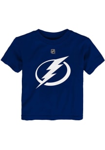 Tampa Bay Lightning Toddler Blue Primary Logo Short Sleeve T-Shirt