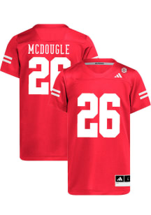 Dwayne Mcdougle   Nebraska Cornhuskers Red NIL Name And Number Football Jersey