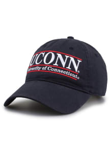 UConn Huskies Relaxed Retro Bar Adjustable Hat - Navy Blue