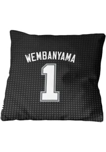 San Antonio Spurs 18x18 Throw Pillow - Black
