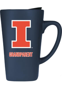 Illinois Fighting Illini 16oz Grandparent Soft Touch Ceramic Mug - Navy Blue