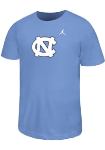 Nike North Carolina Tar Heels Youth Light Blue Primary Logo Short Sleeve T-Shirt