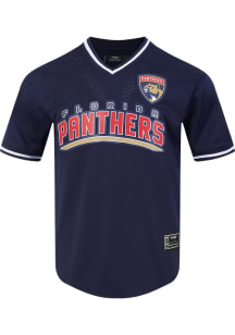 Pro Standard Florida Panthers Navy Blue Mesh Short Sleeve T Shirt