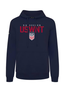 Levelwear USWNT Mens Navy Blue Podium Carve Long Sleeve Hoodie
