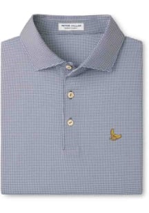 Peter Millar Rowan University Mens Charcoal Border Short Sleeve Fashion Polo