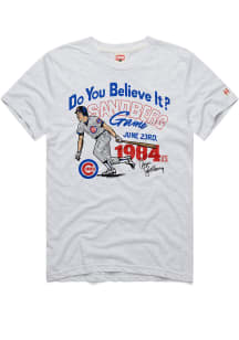 Ryne Sandberg Chicago Cubs Ash Do You Believe It? Short Sleeve Fashion Player T Shirt