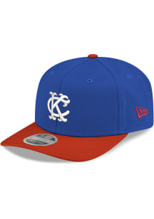 New Era Kansas City Athletics Alt KC logo Stretch Snap 9SEVENTY Adjustable Hat - Blue