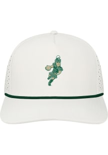Michigan State Spartans Cut Above Sparty Basketball Adjustable Hat - White
