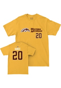 Meredith Vance Western Michigan Broncos Youth Gold NIL Sideline Player Tee