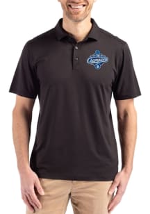 Cutter and Buck Los Angeles Dodgers Mens Black 2025 World Series Champions Coastline Eco Short Sle..