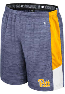 Colosseum Pitt Panthers Mens Blue Consistency Shorts