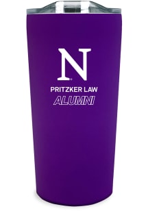 Northwestern Wildcats 18oz Soft Touch Alumni LAW Stainless Steel Tumbler - Purple