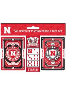 Nebraska Cornhuskers 2pk Playing Card & Dice Set Playing Cards