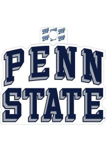 Penn State Nittany Lions Double Space Stickers - Navy Blue
