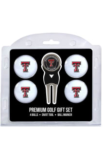 Texas Tech Red Raiders Divot Tool 4 Pack Golf Gift Set
