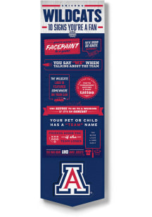 Arizona Wildcats Wall Art Sign - Navy Blue