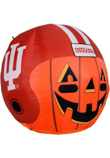 Indiana Hoosiers Black Outdoor Inflatable self inflate jack o lantern with team helmet and name
