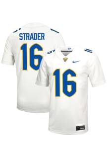 Raion Strader  Nike Pitt Panthers White NIL Name And Number Football Jersey