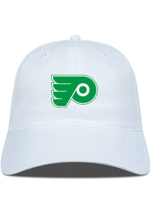Levelwear Philadelphia Flyers Matrix Tech Unstructured 3D Patch St. Patrick's Day Adjustable Hat -..