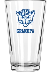 BYU Cougars Grandpa 16 oz Pint Glass - White