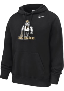 Nike Purdue Boilermakers Mens Black Vintage Pete Logo Long Sleeve Hoodie