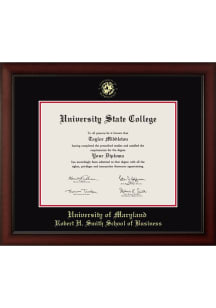 Maryland Terrapins Embossed Paxton Robert H. Smith School of Business Diploma Frame - Black