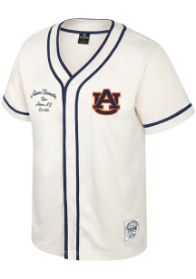 Colosseum Auburn Tigers Mens White Hunter Seeker Baseball Jersey