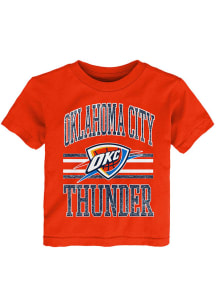 Oklahoma City Thunder Toddler Orange Thrift Short Sleeve T-Shirt