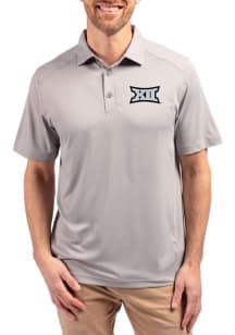 Cutter and Buck Big 12 Mens Ash Forge Recycled Short Sleeve Polo