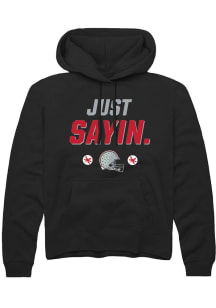 Julian Sayin Ohio State Buckeyes Mens Black NIL Just Sayin Player Hood