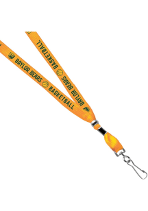Jardine Baylor Bears 3/8 Basketball Sublimated w/Swivel Hook Lanyard - Green