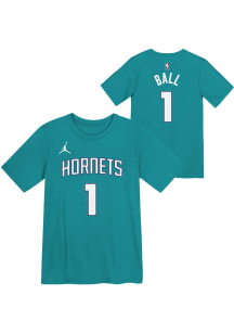 LaMelo Ball  Charlotte Hornets Boys Teal Icon NN Short Sleeve T-Shirt