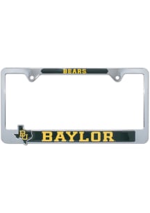 Baylor Bears State Pride License Plate Frame - Gold