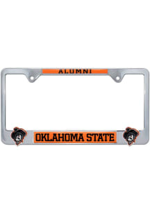 Oklahoma State Cowboys 3D Alumni Logo License Plate Frame - Orange