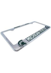 Michigan State Spartans 3D Logo License Plate Frame - Green