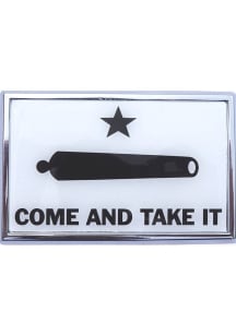 Texas Metal Car Emblem - Silver
