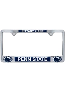 Penn State Nittany Lions 3D Metal License Plate Frame - Navy Blue