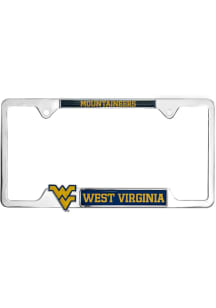 West Virginia Mountaineers 3D Metal License Plate Frame - Blue