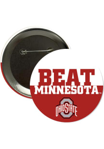 Ohio State Buckeyes BEAT Minnesota 3" Button - Red