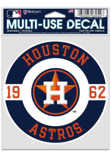 Houston Astros 3.75x5 Patch Auto Decal - Navy Blue