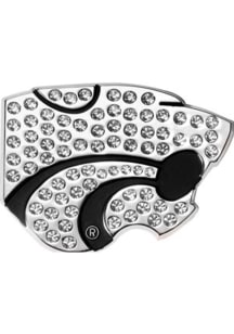 K-State Wildcats Crystal Car Emblem - Silver