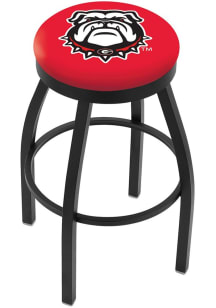Georgia Bulldogs Mascot Black Pub Stool - Black
