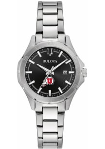 Bulova Utah Utes Sport Stainless Steel Womens Watch
