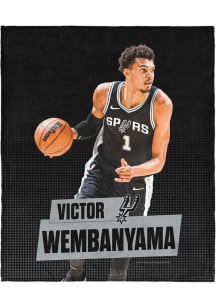 San Antonio Spurs 50x60 Silk Touch Fleece Blanket - Black