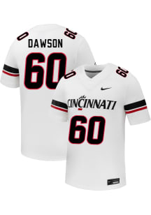 Lance Dawson  Nike Cincinnati Bearcats White NIL Name And Number Football Jersey